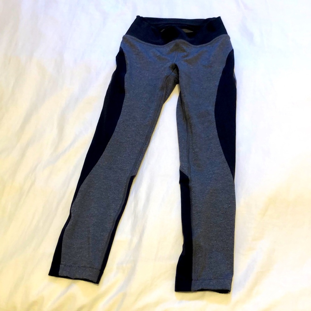 lululemon athletica Gray and Black Leggings MK